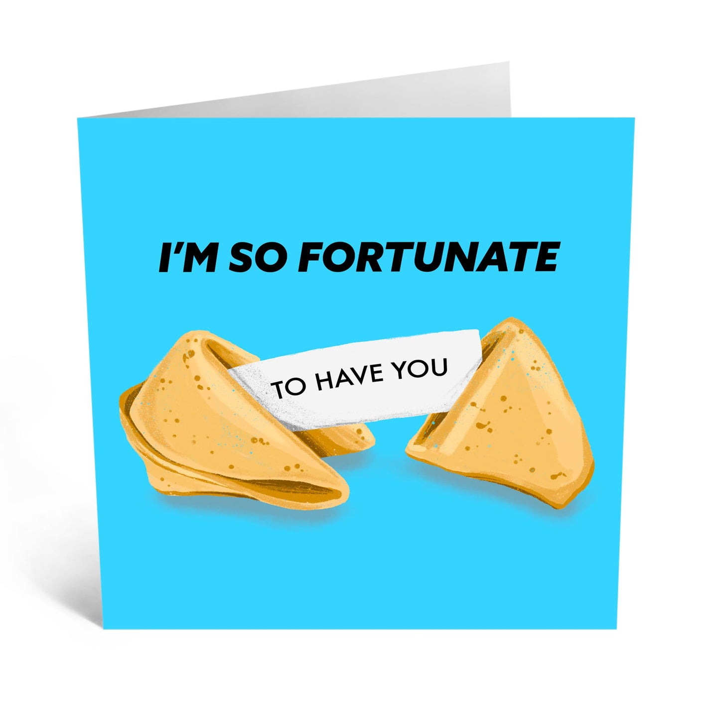Heartfelt Greeting Card - 'So Fortunate to Have You' - Gratitude and Appreciation Gifts For Mum, Dad, In Laws, Ma, Daddy, Him, Her - Birthdays, Mothers Day, Fathers Day - Comes with Stickers