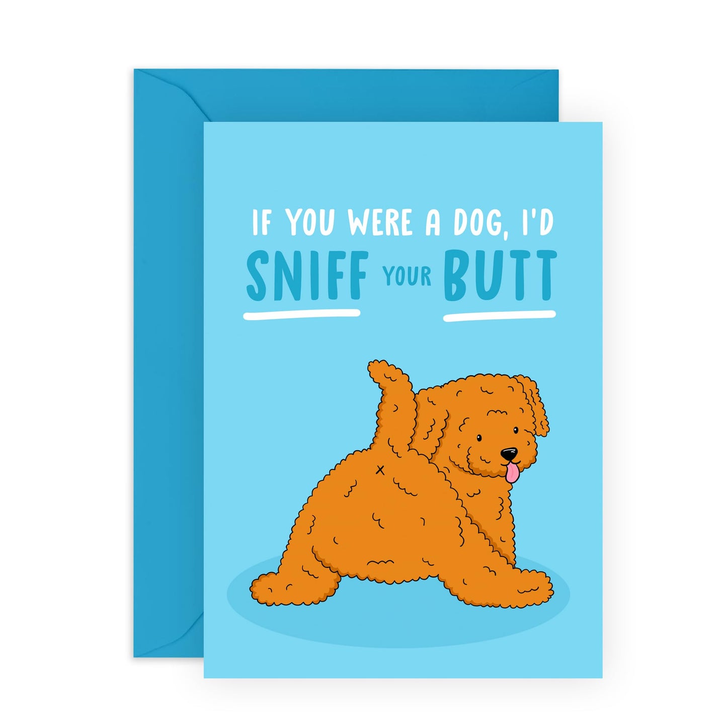 Funny Anniversary Card - If You Were A Dog - Cheeky Birthday Card For Boyfriend - Husband Thank You Card For Him - Goofy Hilarious - Comes With Fun Stickers By Central 23