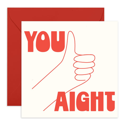 Romantic Anniversary Card For Him - You Aight - Sweet Wedding Anniversary Card For Husband Wife - Valentines Card For Girlfriend Boyfriend Partner - Comes With Fun Stickers By Central 23