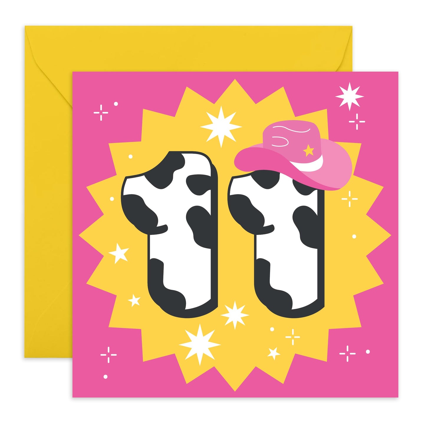 Geburtstagskarten mit Cowgirl-Motiv