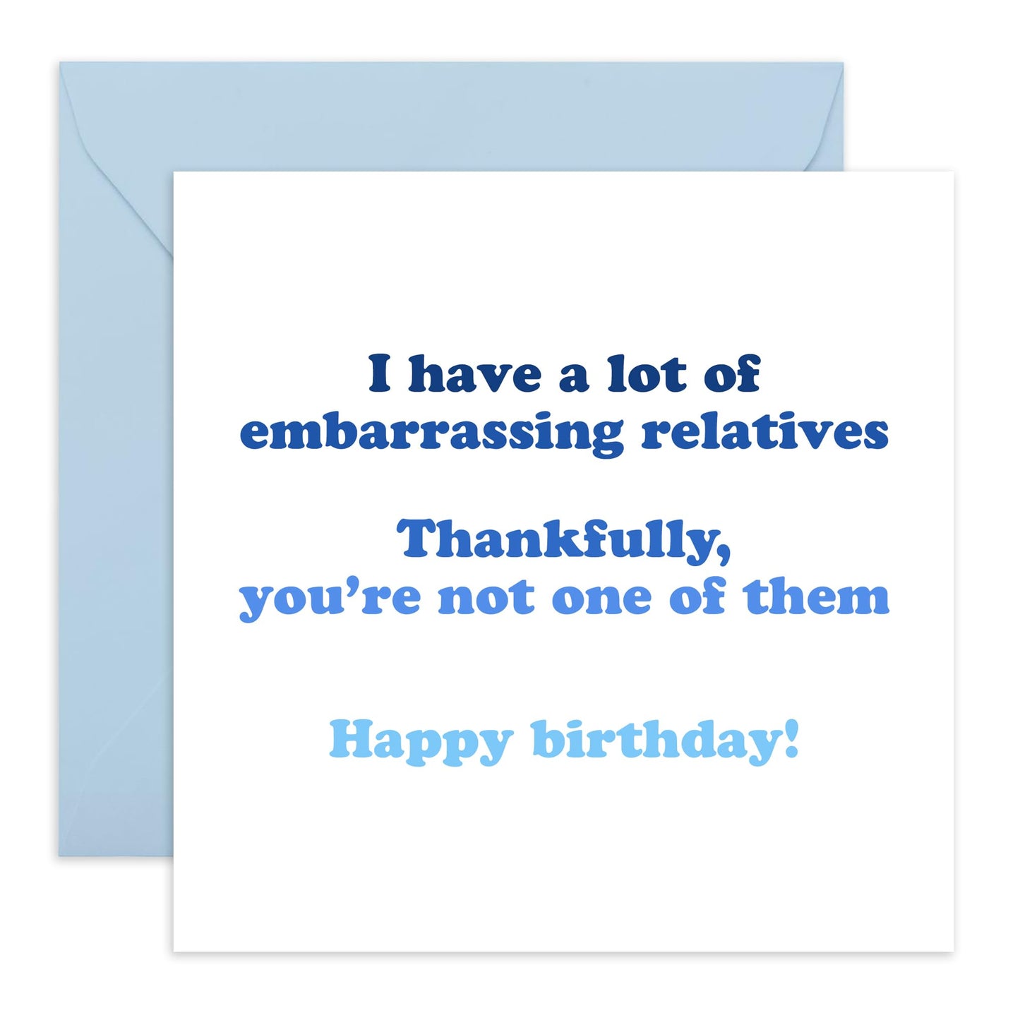 Happy Birthday Card - Cousin Birthday Card - Cheeky Birthday Greeting Cards For Men Women - Gifts For Auntie Uncle Nephew Niece - Comes With Stickers - By Central 23