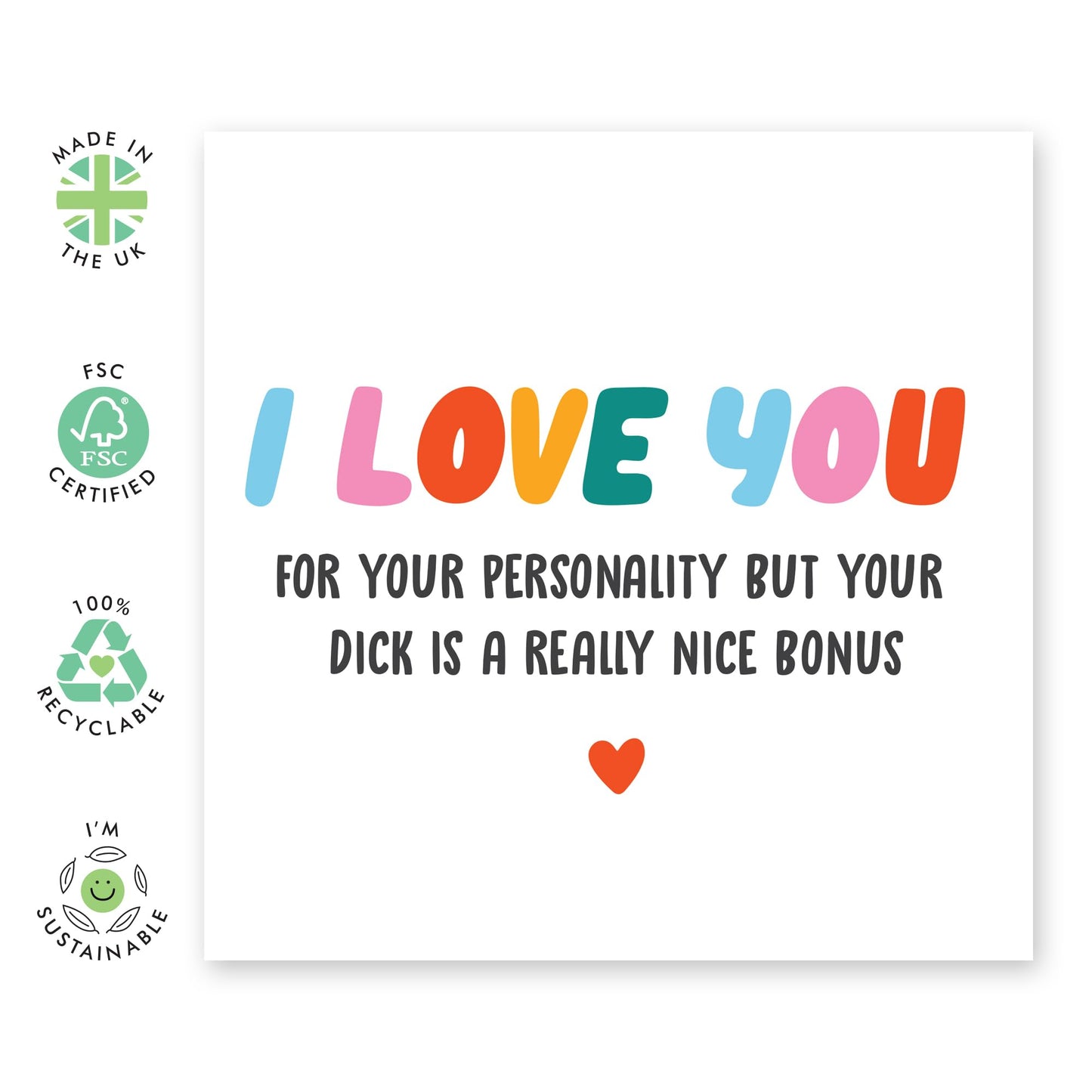 Funny Anniversary Card For Him - Boyfriend Birthday Gifts - Husband Anniversary Card From Wife - Rude Valentines Day Card - Comes With Stickers - By Central 23