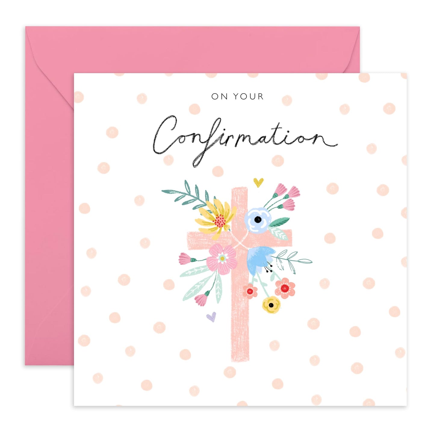 Confirmation Card With Envelopes - Congratulations On Your Confirmation Greeting Cards - Catholic Gifts For Men Women - Confirmation Gifts For Teen Girls Boys - Comes With Stickers - By Central 23