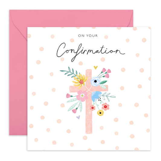 Confirmation Card With Envelopes - Congratulations On Your Confirmation Greeting Cards - Catholic Gifts For Men Women - Confirmation Gifts For Teen Girls Boys - Comes With Stickers - By Central 23