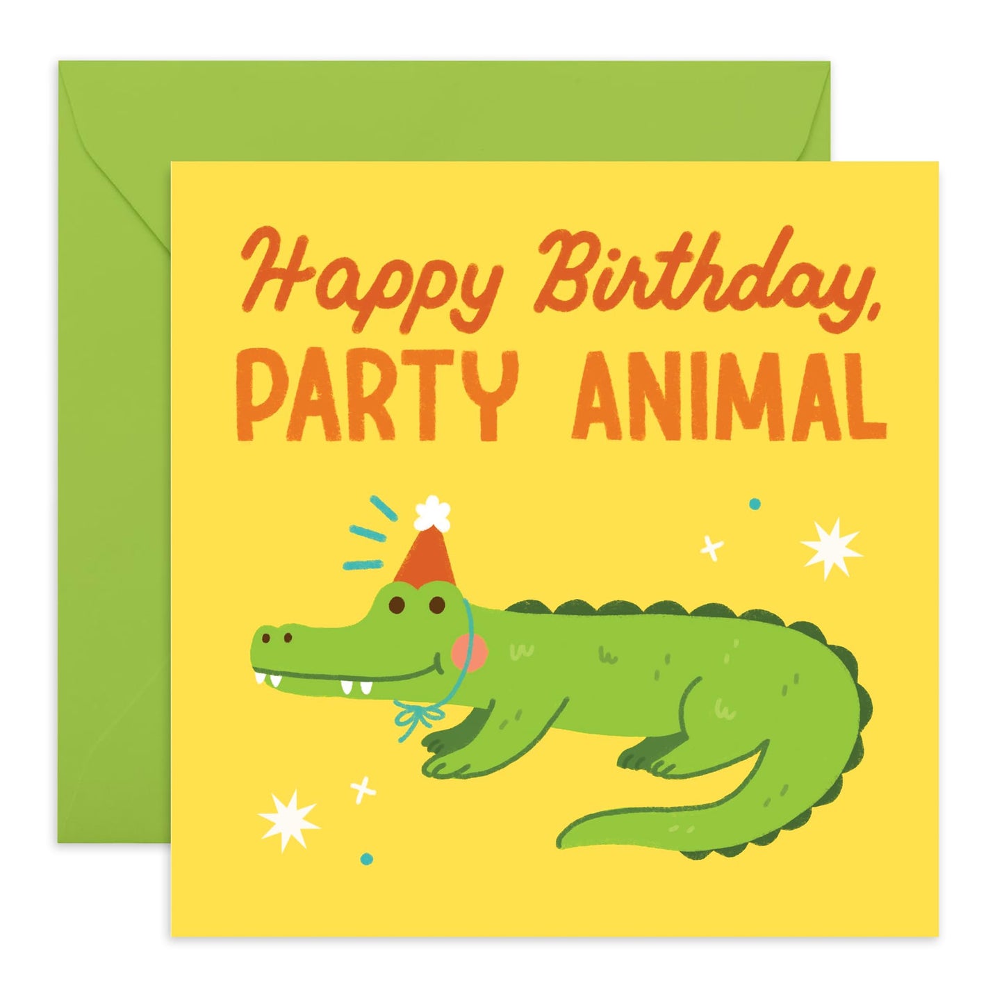 Birthday Cards For Men Women - Party Animal - Best Friend Birthday Card For Him Her - Greeting Cards Friends Bestie Bff Coworker - Comes With Stickers By Central 23