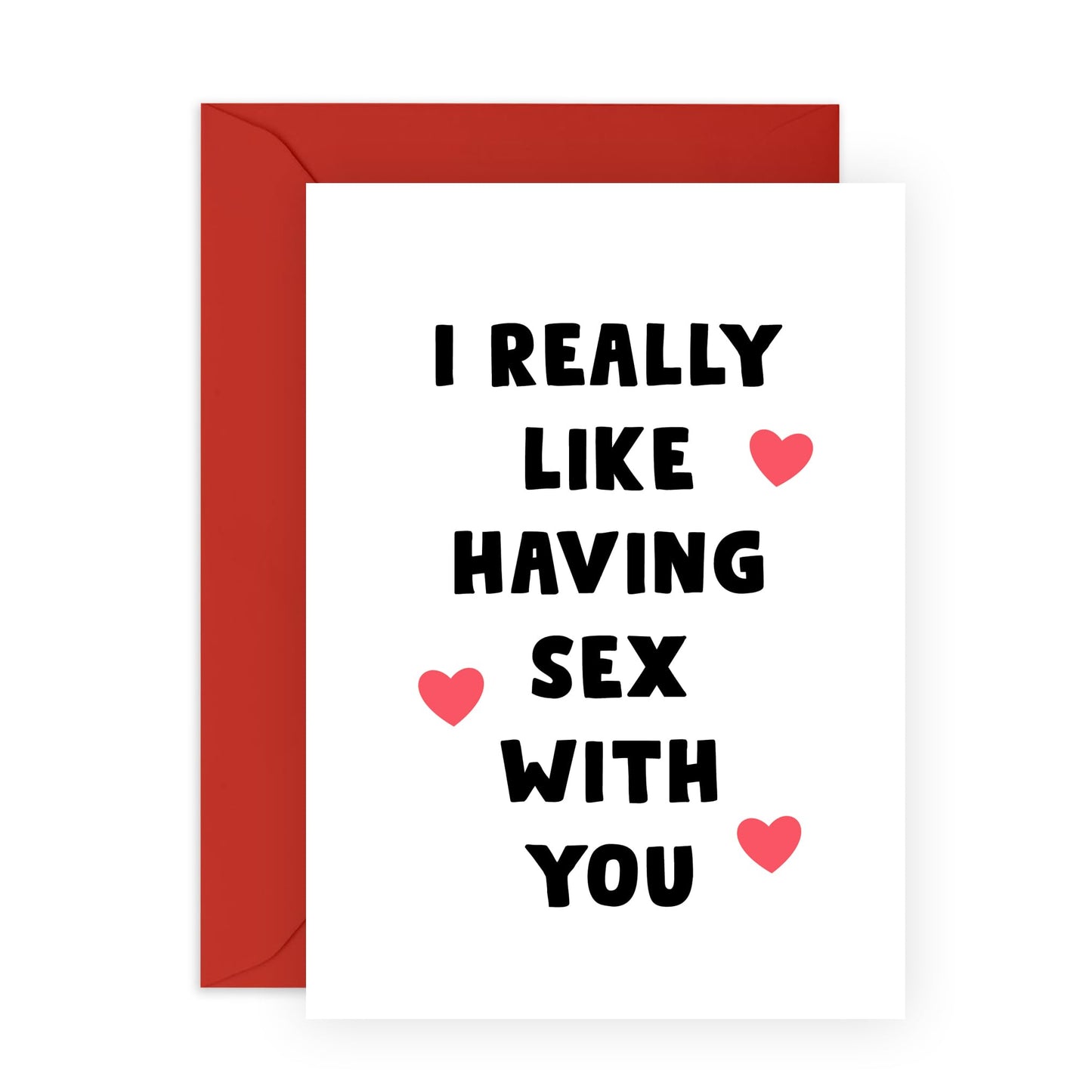 Funny Birthday Card For Adult Men Women - Anniversary Card For Him - Rude Gifts For Husband Wife - Naughty Valentines Card For Boyfriend Girlfriend Couples - Comes With Stickers - By Central 23