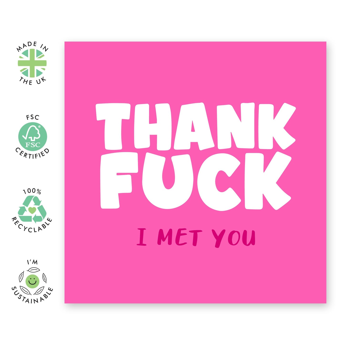 Humorous Thank You Card For Best Friend Appreciation Gratitude - Funny Thank You Cards For Girlfriend Wife Female Friends - Rude Gifts For Women - Comes With Stickers - By Central 23