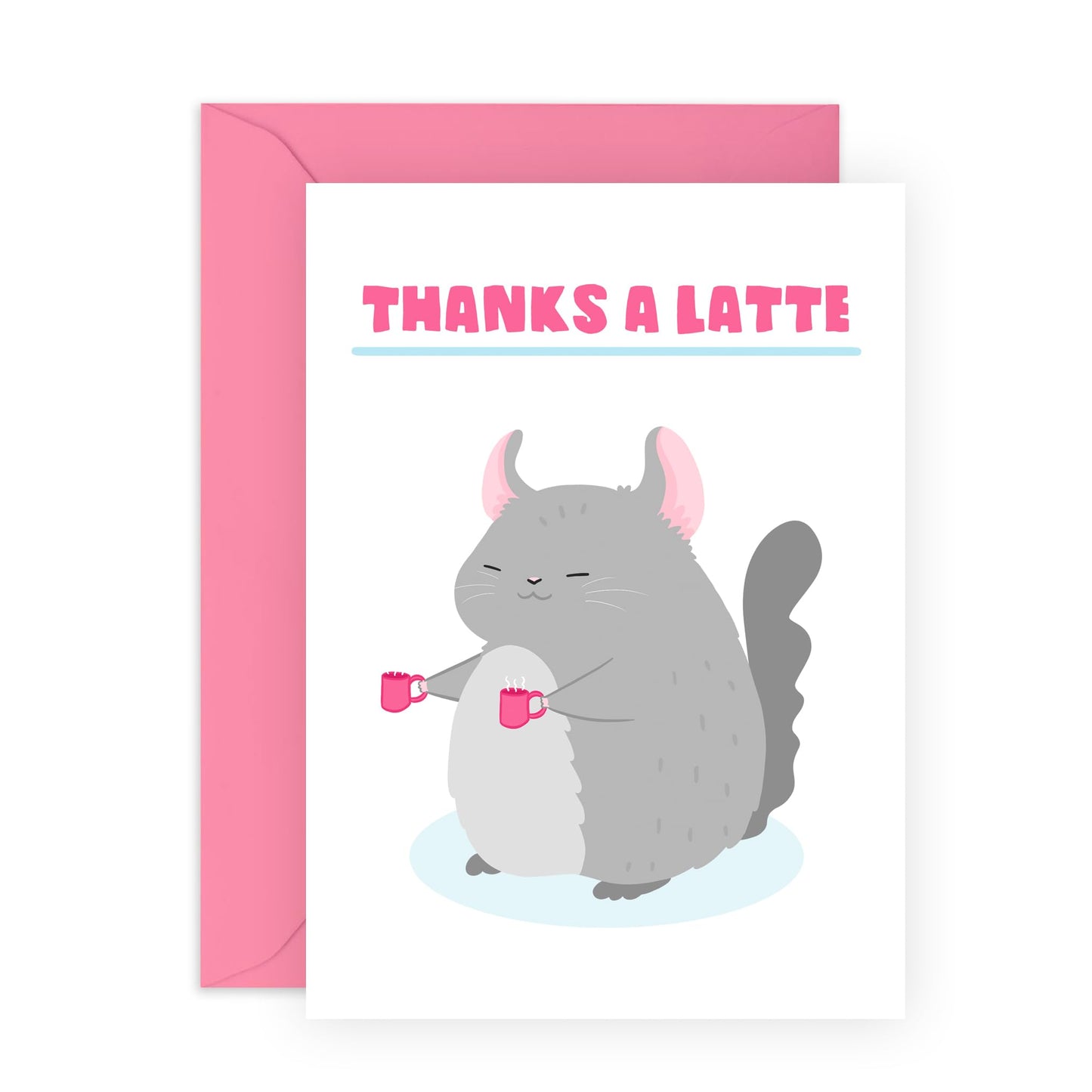 Birthday Cards For Her - Thanks A Latte - Birthday Cards For Sister - Gift From Friend - Greeting Cards For Mum Mummy - Auntie - Friend- Comes With Stickers - By Central 23