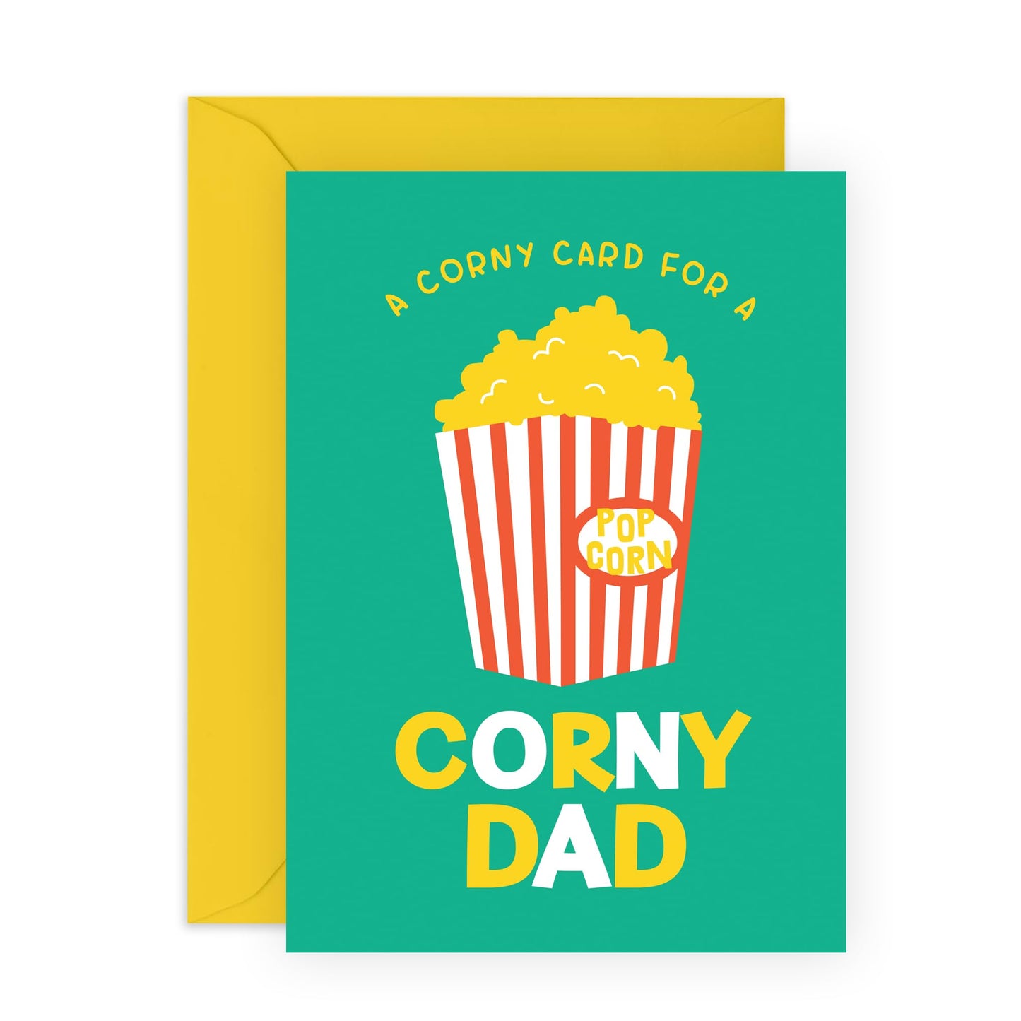 Dad Joke Cards - Happy Birthday Dad Cards For Him - A Corny Card For A Corny Dad - Dad Birthday Card Funny - Gifts For Father Papa Daddy - Comes With Cute Stickers By Central 23