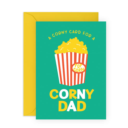 Dad Joke Cards - Happy Birthday Dad Cards For Him - A Corny Card For A Corny Dad - Dad Birthday Card Funny - Gifts For Father Papa Daddy - Comes With Cute Stickers By Central 23