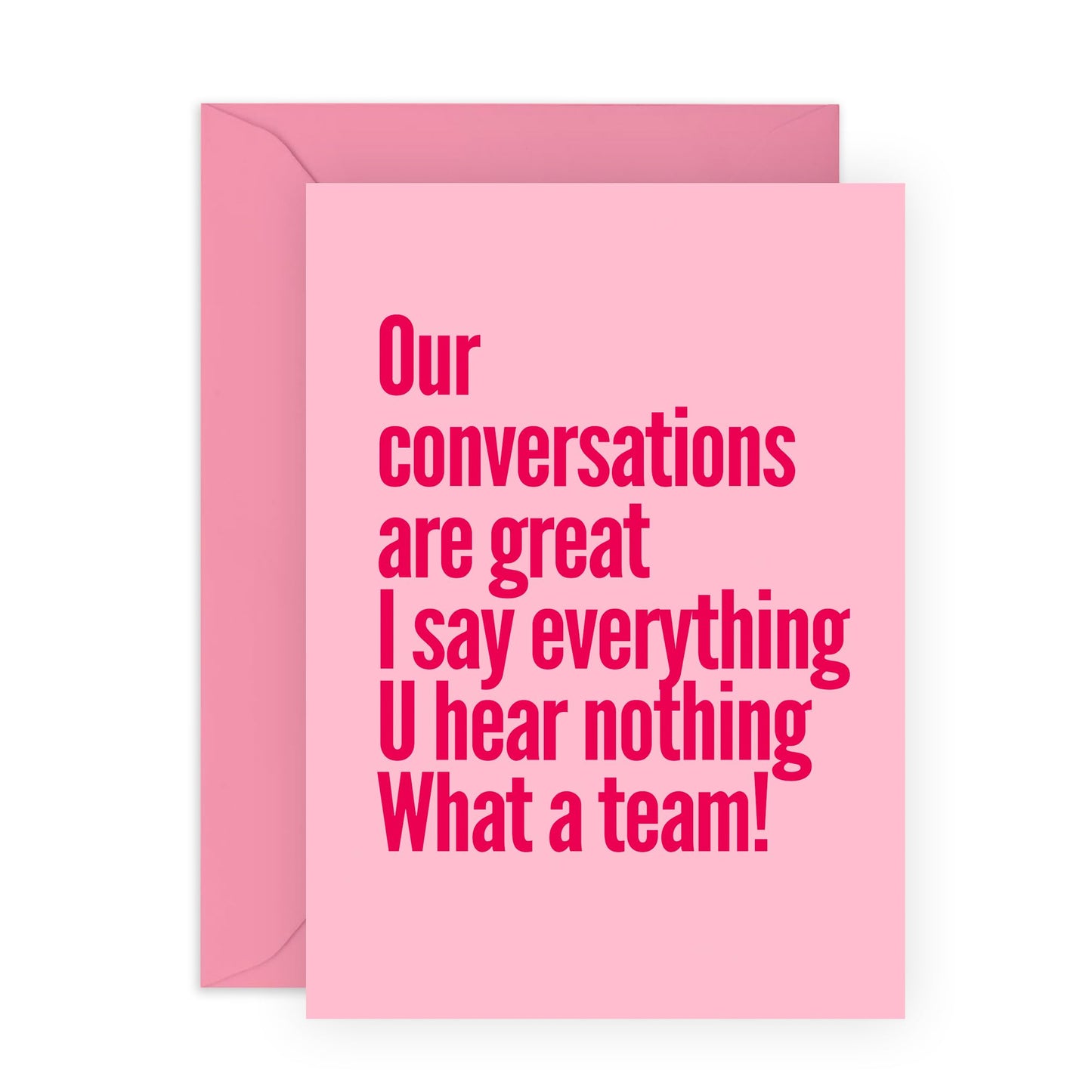 Anniversary Card For Husband - I Say Everything U Hear Nothing - Funny Birthday Cards For Men Partner Fiance - Boyfriend Valentines Card - Comes With Stickers - By Central 23