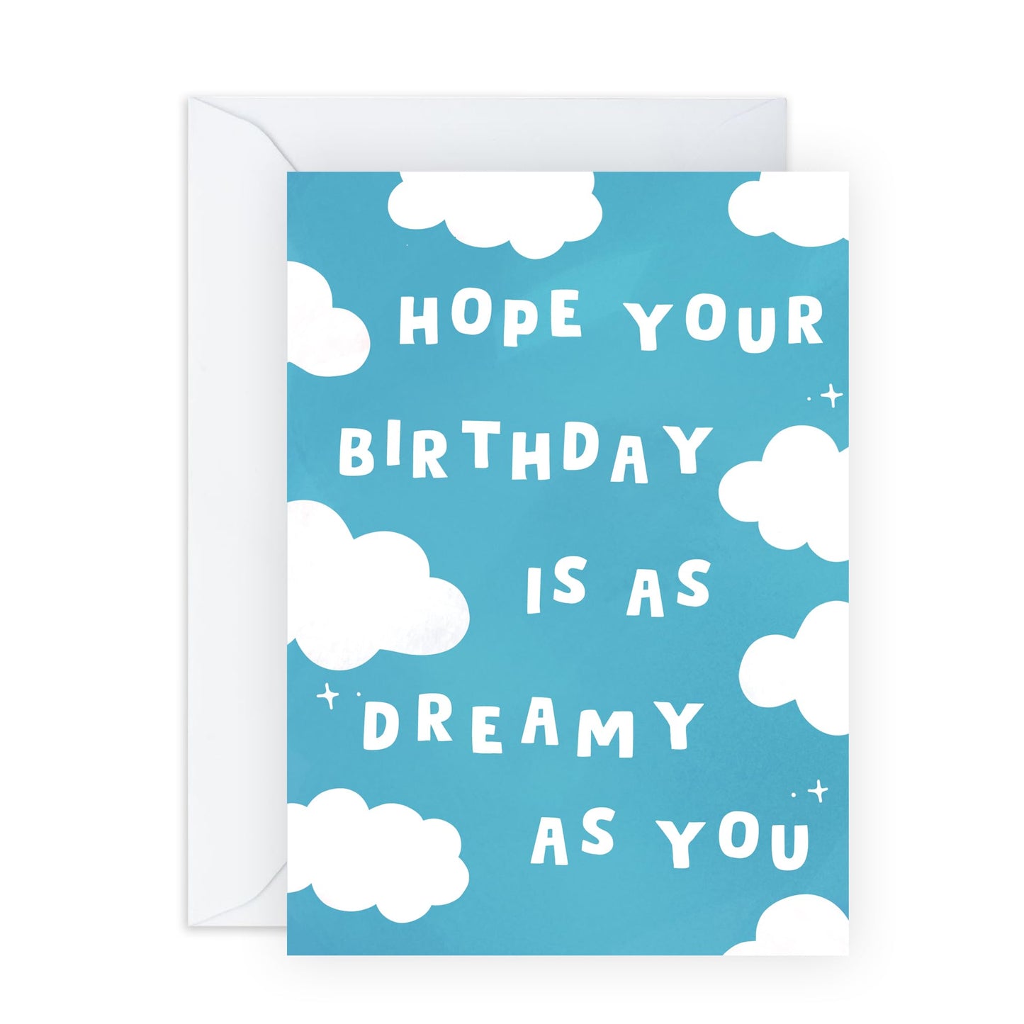 Birthday Greeting Card - 'DREAMY' - Perfect for Adding a Whimsical and Enchanting Touch to Any Birthday Celebration - Ideal for Family, Friends, and Loved Ones - Comes with Stickers By Central 23