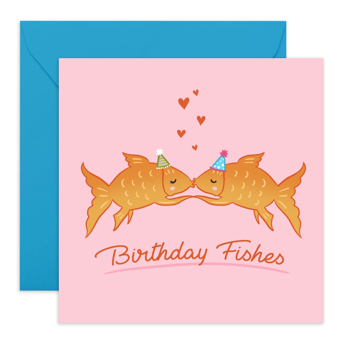 Funny Birthday Cards For Men Women - Birthday Fishes Goldfish - Girlfriend Birthday Card For Her - Funny Wife Birthday Cards - Cheeky Gifts For Her Him They - Comes With Cute Stickers By Central 23