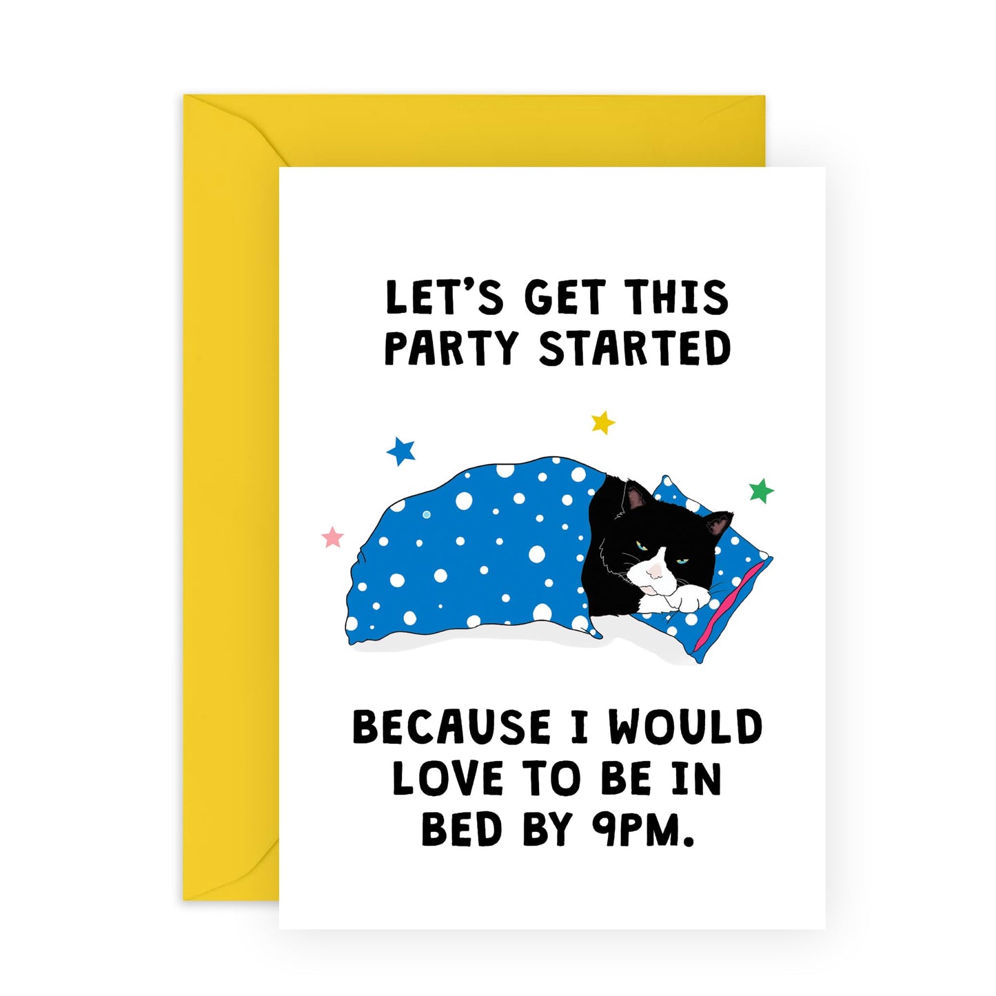 Birthday Cards For Him Her - In Bed By 10 - Funny Birthday Cards For Mum Dad - Brother Sister - Funny Greeting Card Aunt Uncle - Comes With Fun Stickers By Central 23