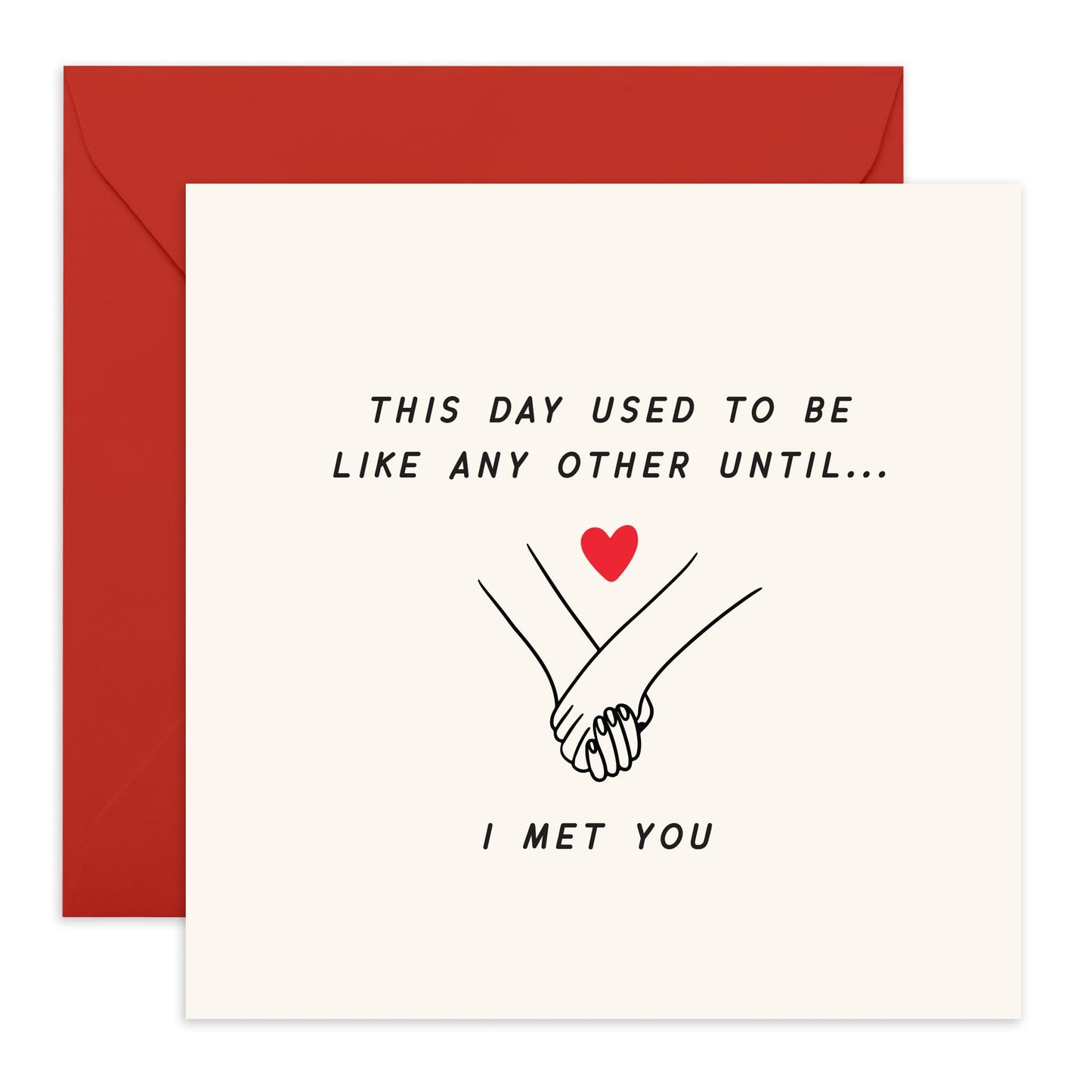 Happy Anniversary Card For Couple - Sweet I Love You Cards For Girlfriend Boyfriend - Husband Anniversary Card - Wife Anniversary Cards - Gifts For Men Women - Comes With Stickers By Central 23