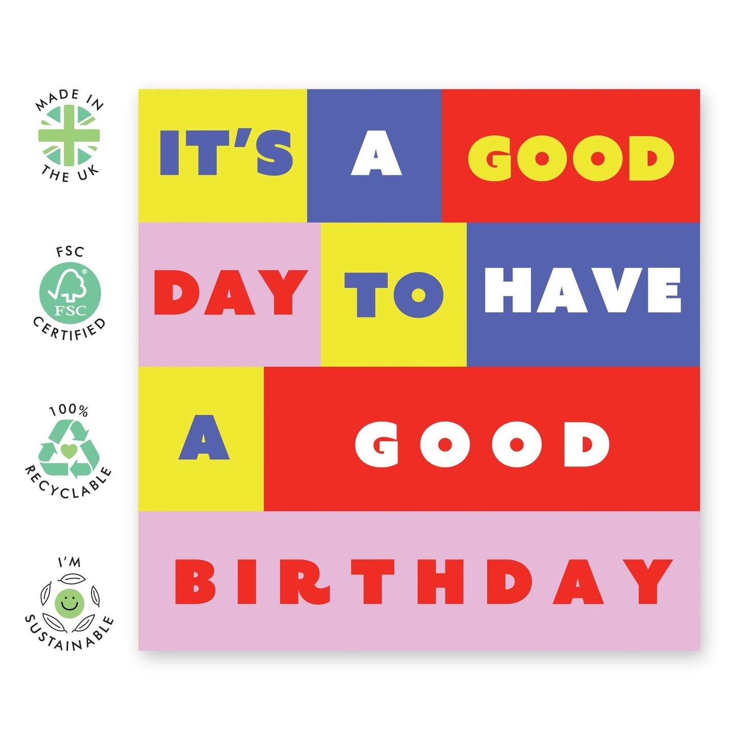 Happy Birthday Card For Men Women - Best Friend Birthday Card - Fun Birthday Cards For Mum Dad Brother Sister - Greeting Card Gifts For Her Him - Comes With Stickers - By Central 23