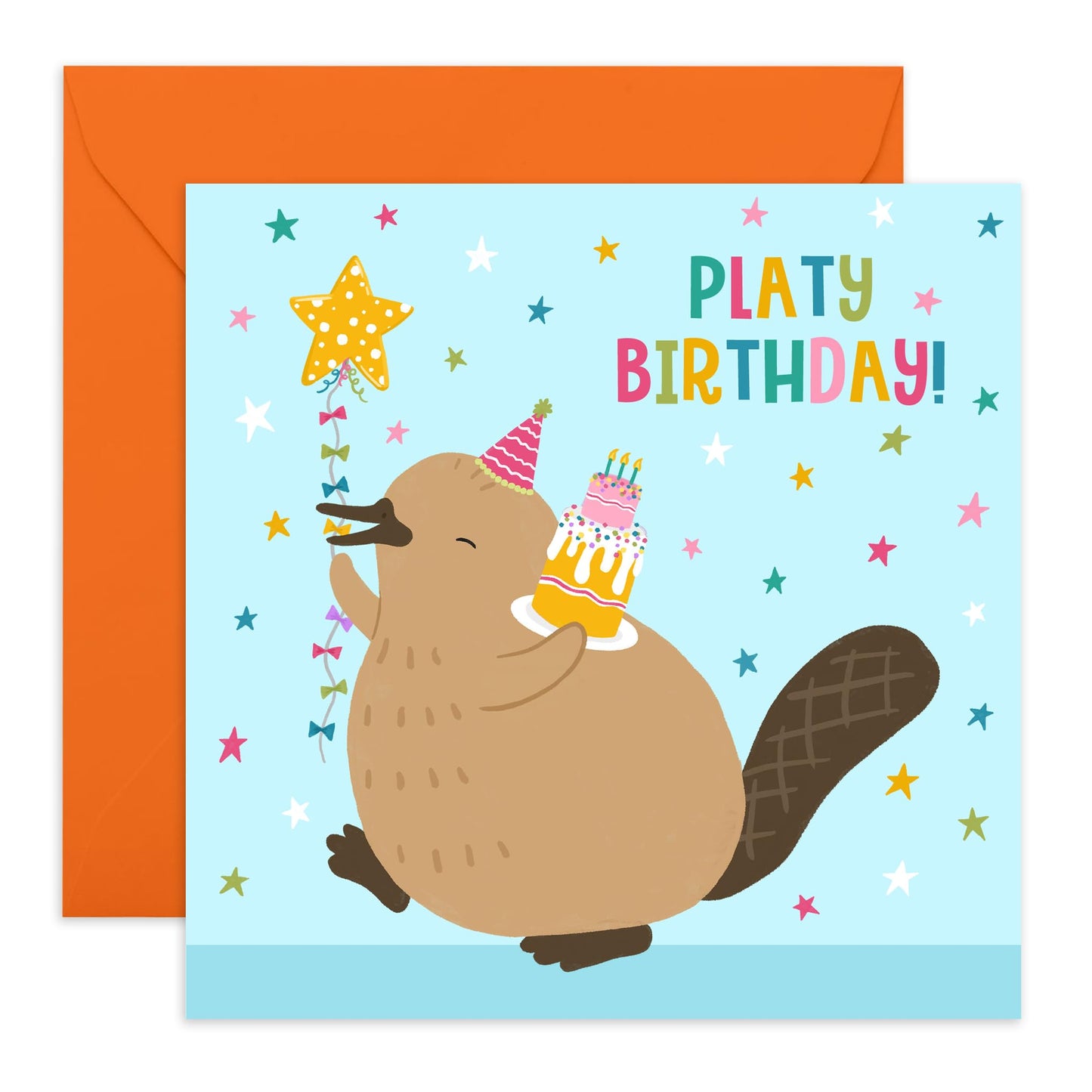 Birthday Card For Dad - Platypus Birthday - Humourous Father's Day Card For Him - Funny Daddy Birthday Cards - Hilarious Gifts For Men - Comes With Fun Stickers By Central 23