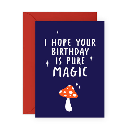 Birthday Cards For Kids - I Hope Your Birthday Is Pure Magic - Friendship Gifts For Women - Sweet Best Friend Birthday Card For Her - Comes With Fun Stickers By Central 23