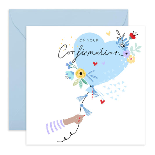 Confirmation Cards for Boys - Congratulation On Your Confirmation - Inspirational Greeting Cards For Men Women - Confirmation Gifts For Teen Girls Kids - Comes With Stickers - By Central 23