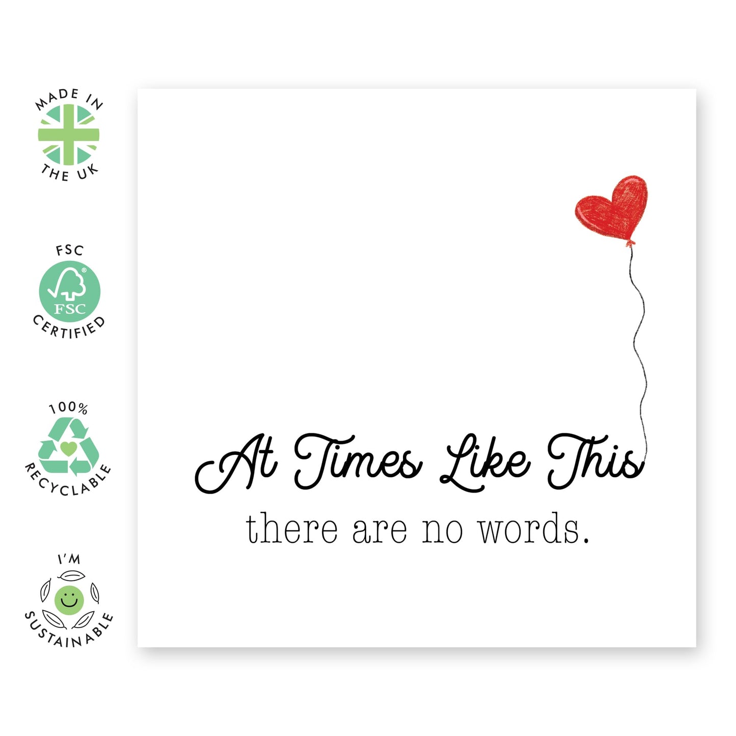 Sympathy Greeting Cards - At Times Like This - Heartfelt Condolence, Mourning, Bereavement Cards For Adults - Sorry For Your Loss Card - Comes With Stickers - By Central 23