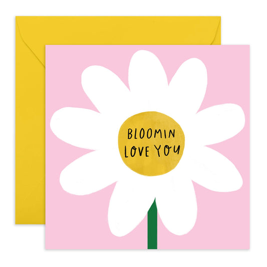 Love Cards For Her Him - Bloomin' Love You - Cute I Love You Gift For Partner - Romantic Boyfriend Girlfriend Anniversary Card - Sweet Valentines Day Cards - Comes With Stickers By Central 23