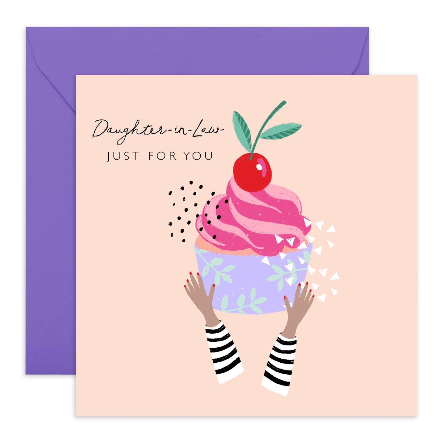 Birthday Cards For Women - Just For You, Daughter In Law! - You Are Loved Greeting Cards And Envelopes For Daughter-in-law - Gifts For Her - Comes With Stickers By Central 23