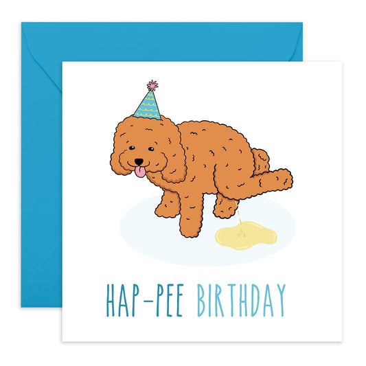 Birthday Card For Pet Owners - Party Animals Birthday - Greeting Cards For Fur Parents - Cheeky Greeting Cards For Sister Friend - For Fur Mum Dad - Comes With Stickers By Central 23