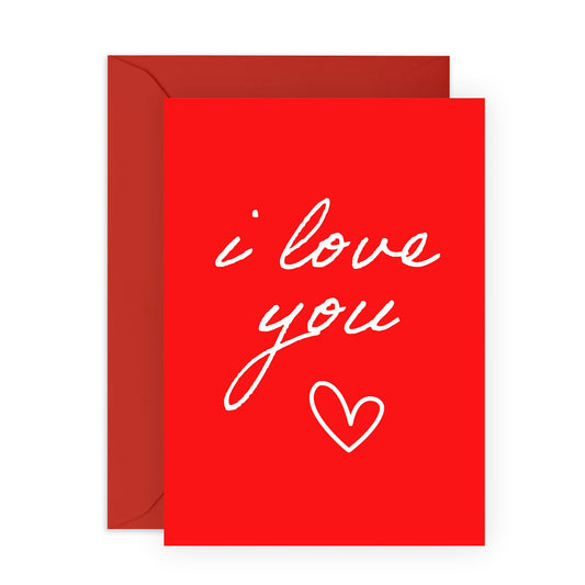 I Love You Card For Boyfriend Girlfriend Special Friend - Sweet Anniversary Card For Husband Wife Fiance Partner - Valentines Day Cards Him Her - Love Gifts - Comes With Cute Stickers By Central 23