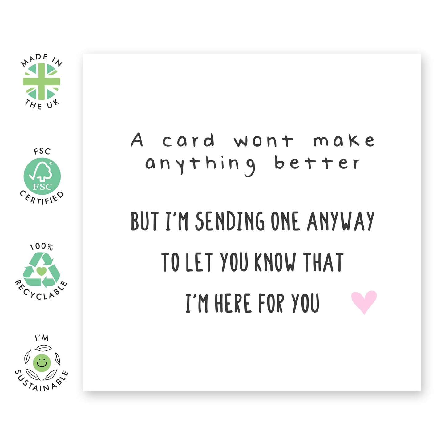 Encouragement Cards For Men Women Coworker Neighbor - Thinking Of You Cards With Envelopes - Sympathy Gifts Bereavement Cards For Friends - Feel Better Soon - Comes With Stickers By Central 23