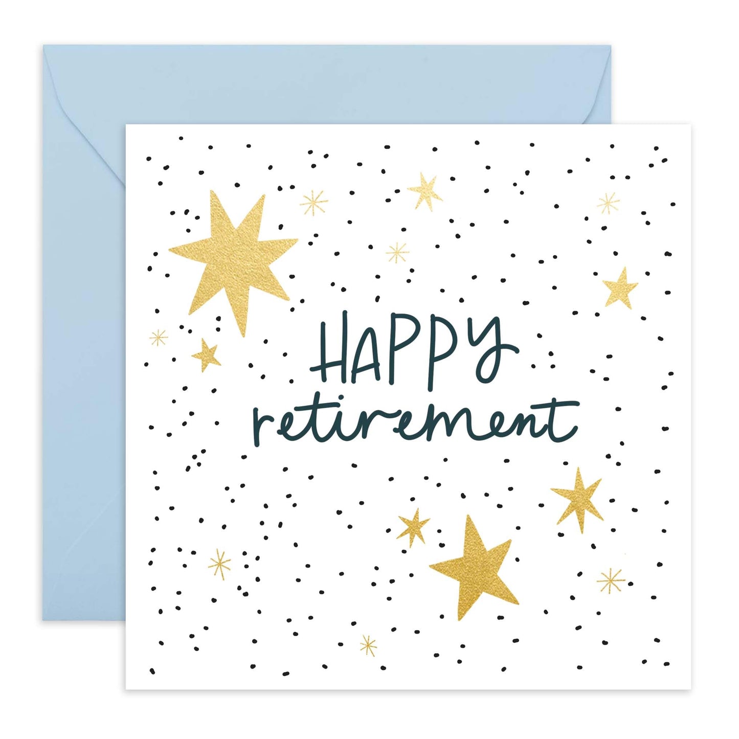 Retirement Card For Women Men - Happy Retirement - Congratulations Card For Colleagues Boss Coworker - Leaving Card - Retirement Gifts For Mum Dad Nan Grandad - Comes With Stickers - By Central 23