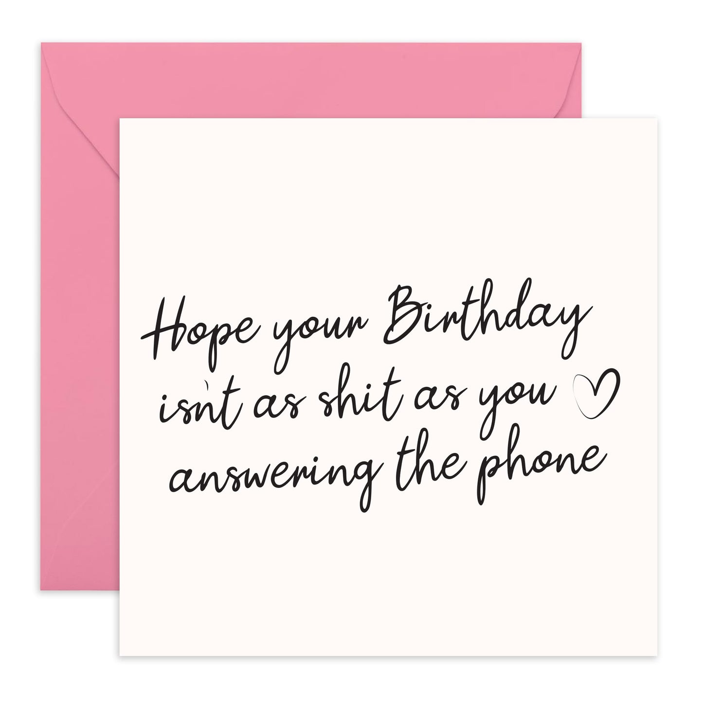 Happy Birthday Card For Men Women - Humour - Friends Birthday Card - Rude Gifts For Him Her - Brother Birthday Cards - Comes With Stickers - By Central 23