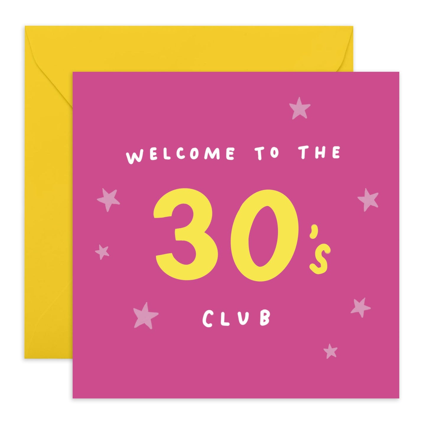 30th Birthday Card - '30s Club' - Gifts for Best Friends, Besties, BFF,Girlfriends, Sister, Sis, Gals, Cousin, Family - Thiryay- Comes with Fun Stickers