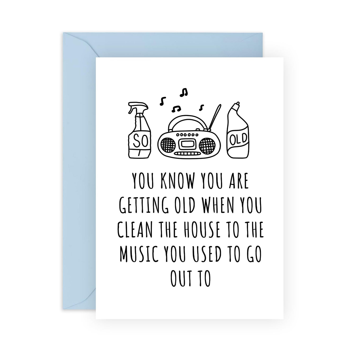 Mum Birthday Card - You Know You Are Getting Old - Funny Birthday Cards For Women - For Auntie Nan Sister - Friend Birthday Card - Gifts For Her - Comes With Stickers - By Central 23