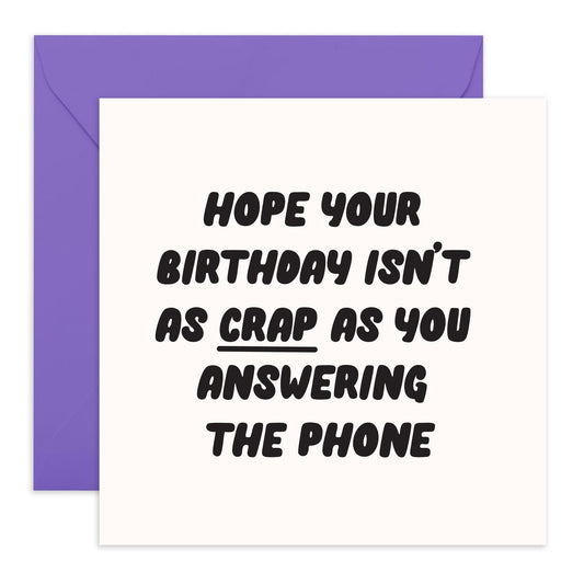 Rude Birthday Cards For Men Women - Happy Birthday Cards For Friends Brother Sister - Greeting Cards For Him Her - Comes With Stickers - By Central 23