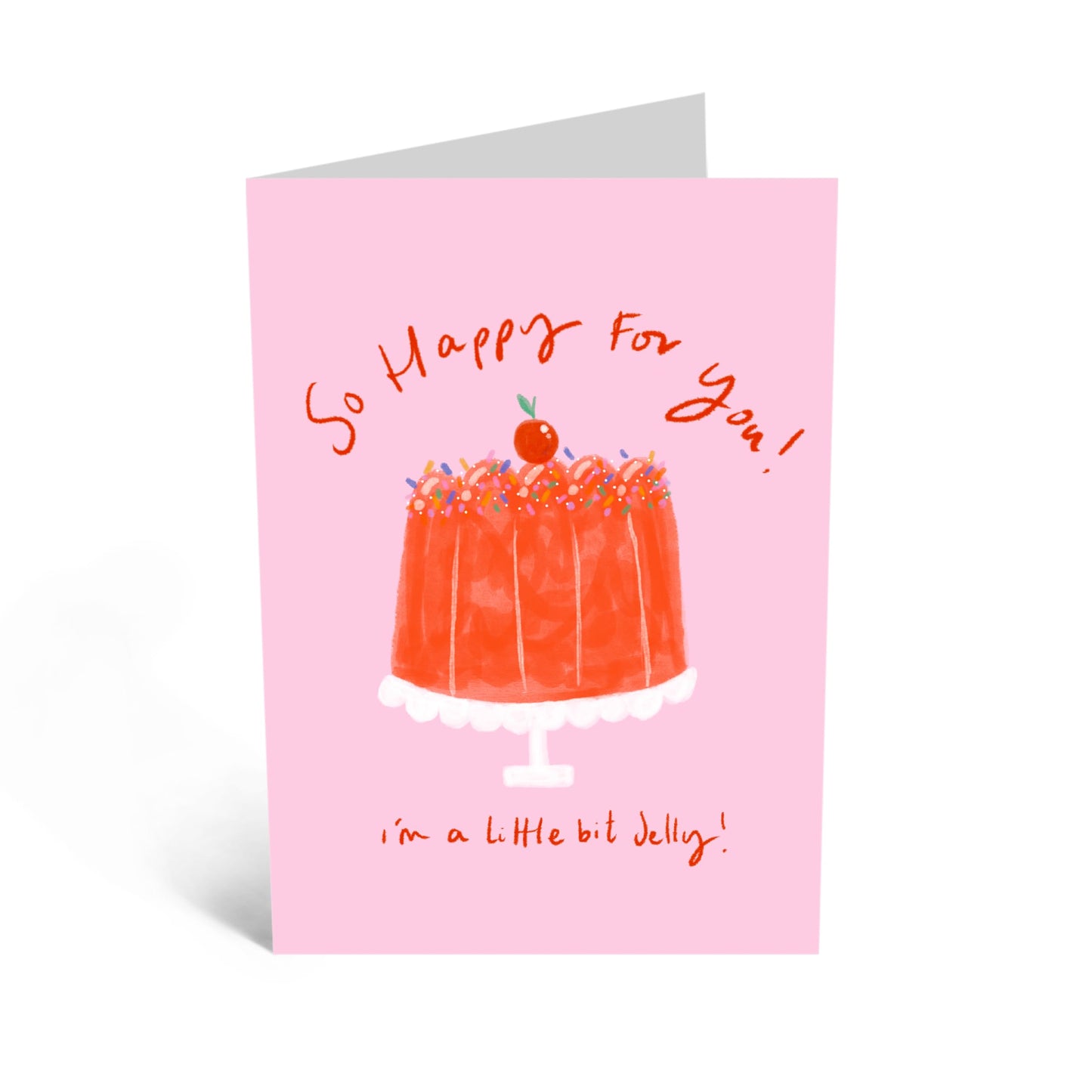 Quirky Greeting Card - 'HAPPY FOR YOU' - Perfect for Sharing in the Joy of Their Special Moments - Ideal for Expressing Genuine Happiness & Support on Any Occasion - Comes With Stickers By Central 23
