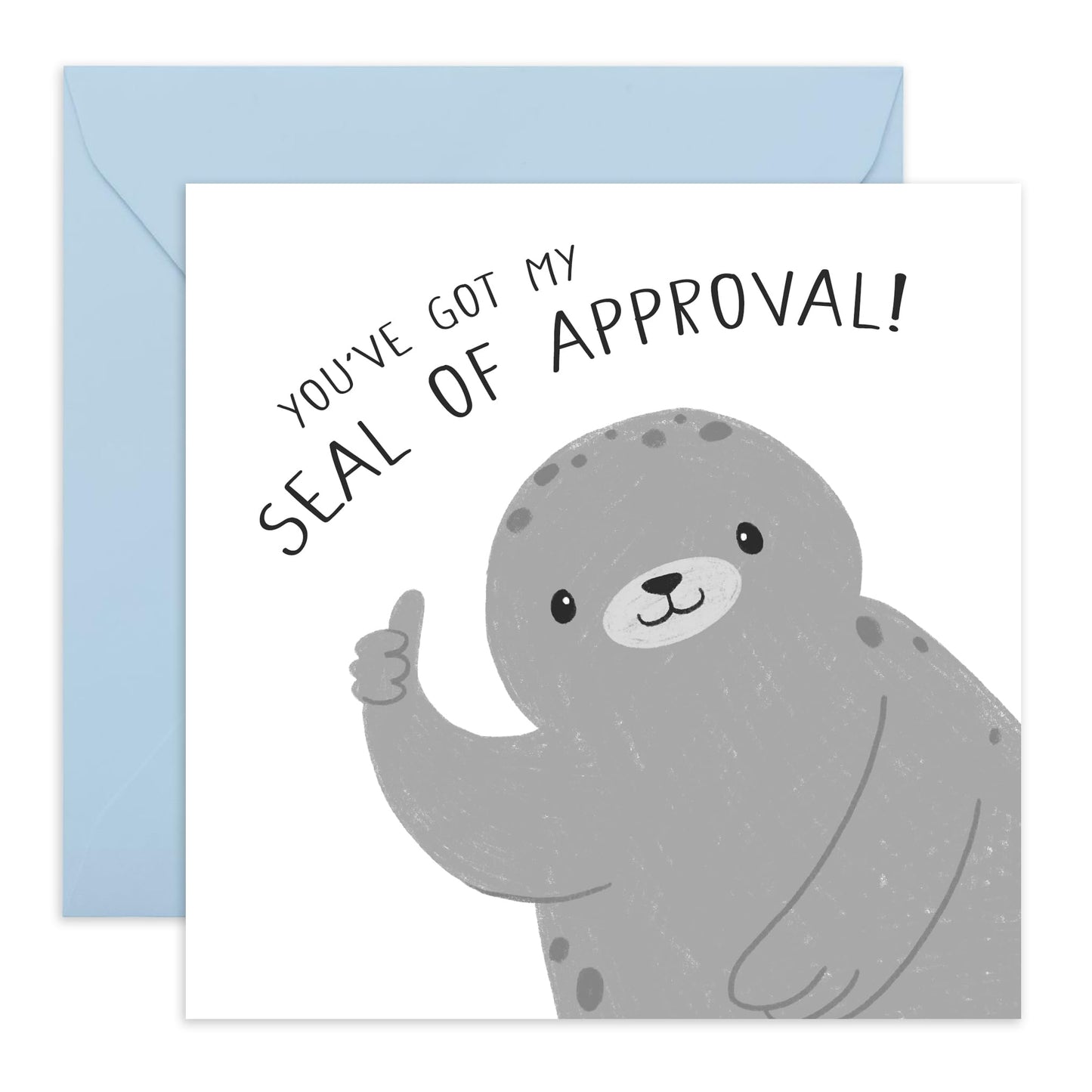 Funny Goodbye Cards For Coworker - Seal Of Approval - Leaving Cards For Colleagues - Colleague Boss - Farewell Card - Moving Away - Good Luck In Your New Job Card - Comes With Stickers By Central 23