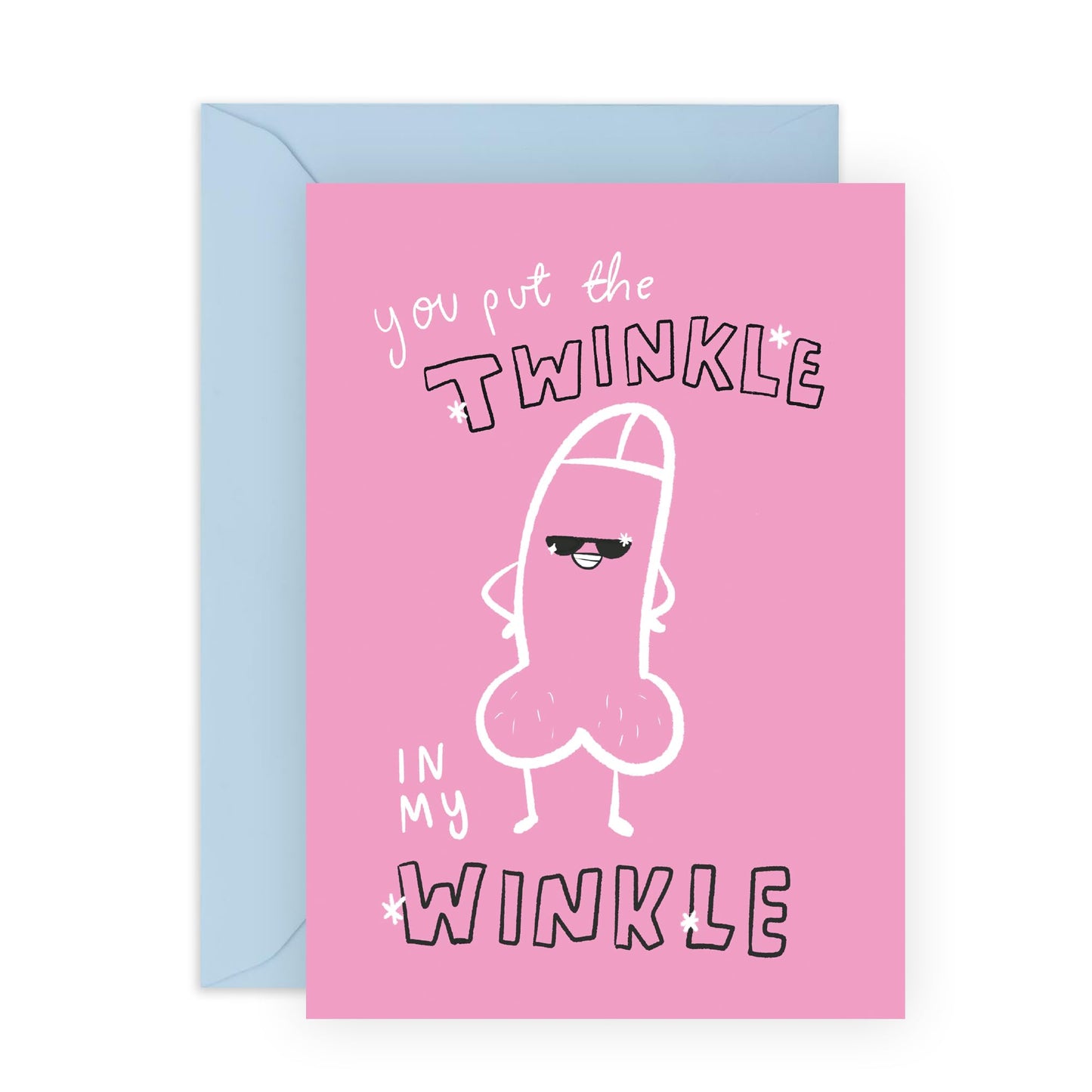 Hilarious Greeting Card - 'Tinkle Winkle Sparkle' - Gifts for Husband, Boyfriend, Him, Partner, Married Couple, Newly Wed - Do The Moves - Comes with Fun Stickers