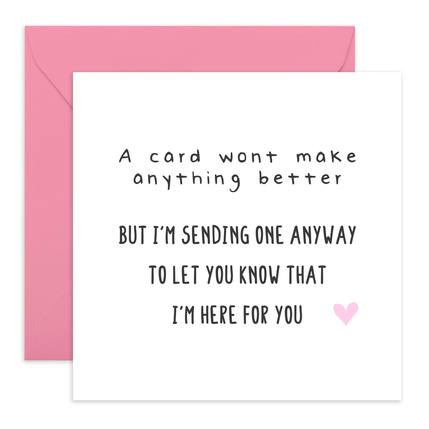 Encouragement Cards For Men Women Coworker Neighbor - Thinking Of You Cards With Envelopes - Sympathy Gifts Bereavement Cards For Friends - Feel Better Soon - Comes With Stickers By Central 23