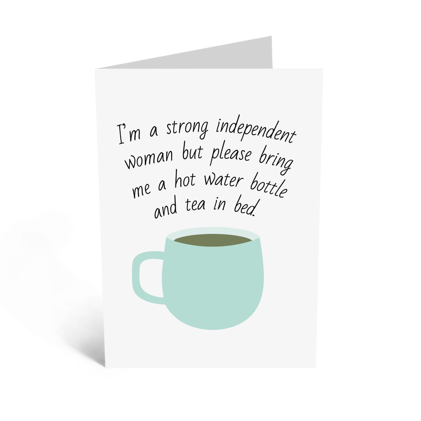 Hilarious Empowering Greeting Card - 'INDEPENDENT WOMAN' - Perfect for Celebrating Strength and Confidence - Ideal for Friends & Family with a Great Sense of Humor - Comes With Stickers By Central 23