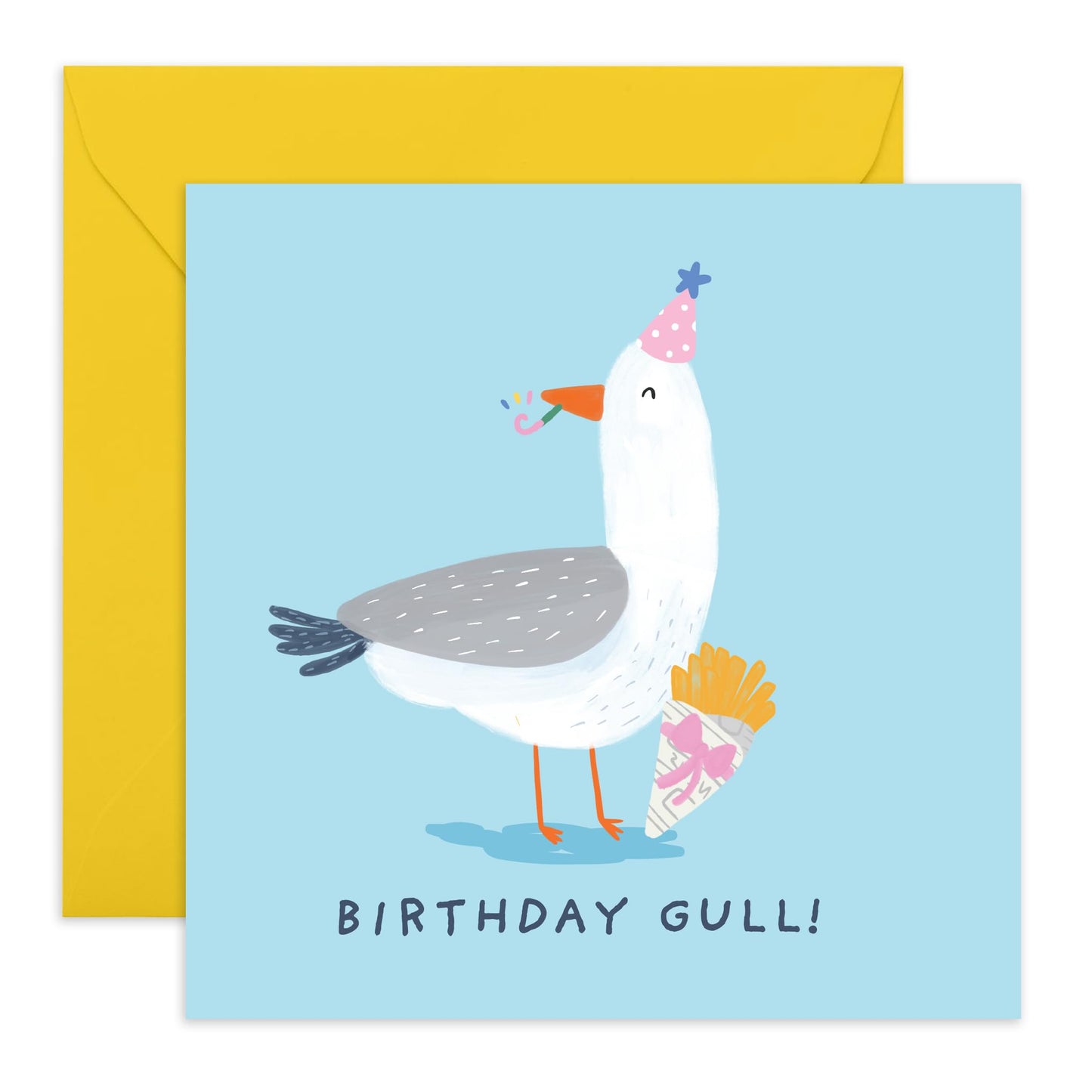 Birthday Card For Him Her - Birthday Gull - Birthday Cards For Friend Bestfriend - Gifts For Men Women - For Brother Sister - From Friend Bff - Comes With Stickers By Central 23