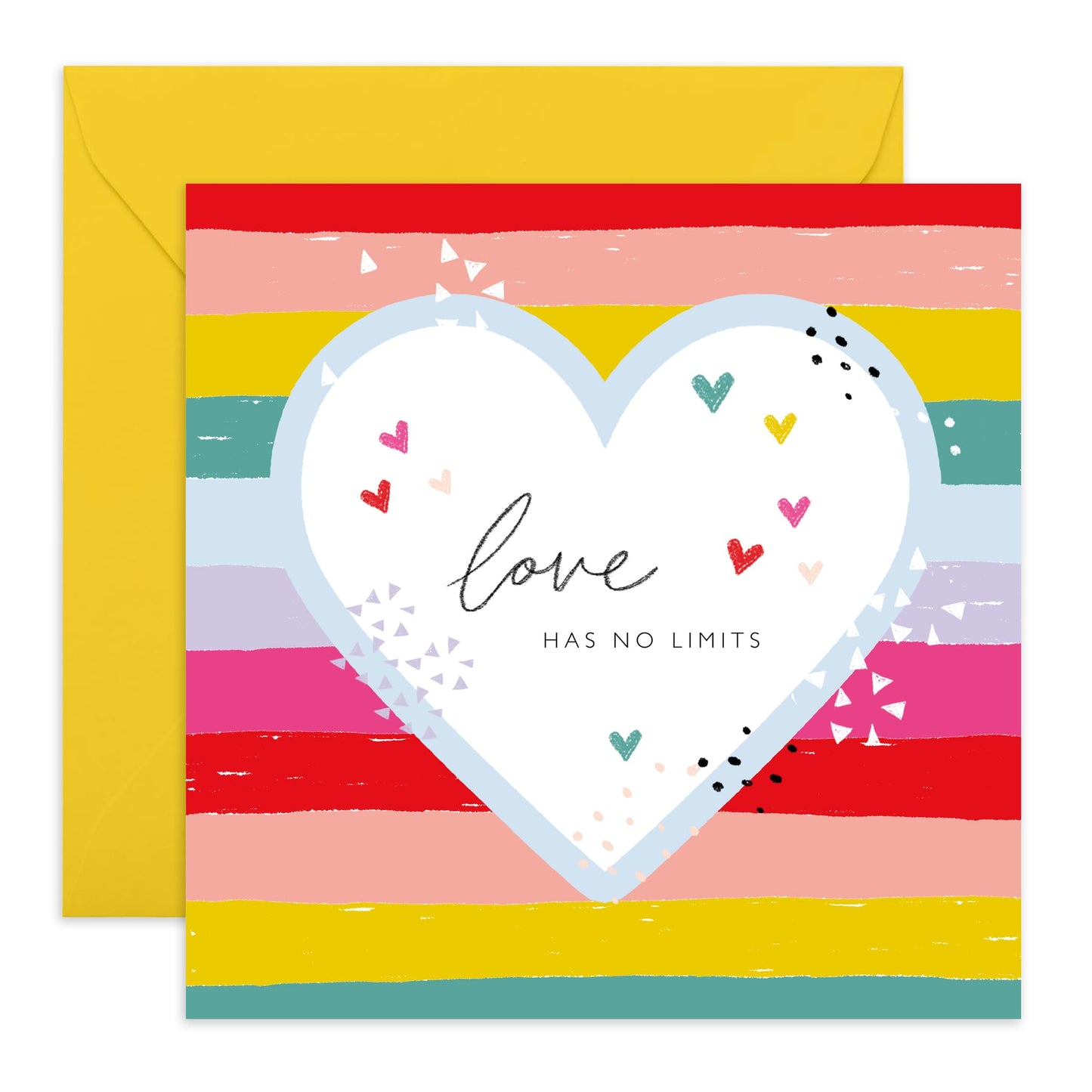 Love & Positivity Greeting Card - 'LGBT 15' - Gifts for Gays, Lesbian, Him, Her, She, He, His, Her, Ladies, Men, Women, Male, Female, Guys, Girls - True Colors - Comes with Fun Stickers