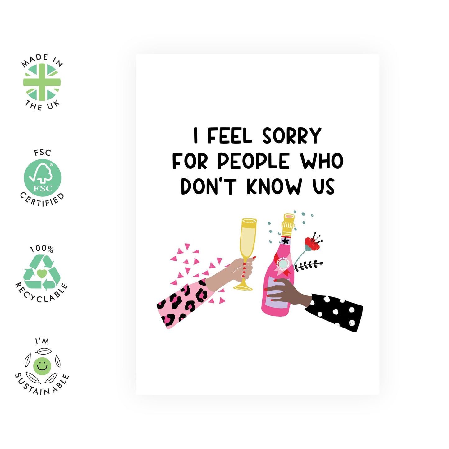 Birthday Cards For Her Him - Sorry For People Who Don't Know Is - Husband Wife Birthday Greeting Card - Love Cards For Him Her - Gift For Couple - Comes With Stickers By Central 23