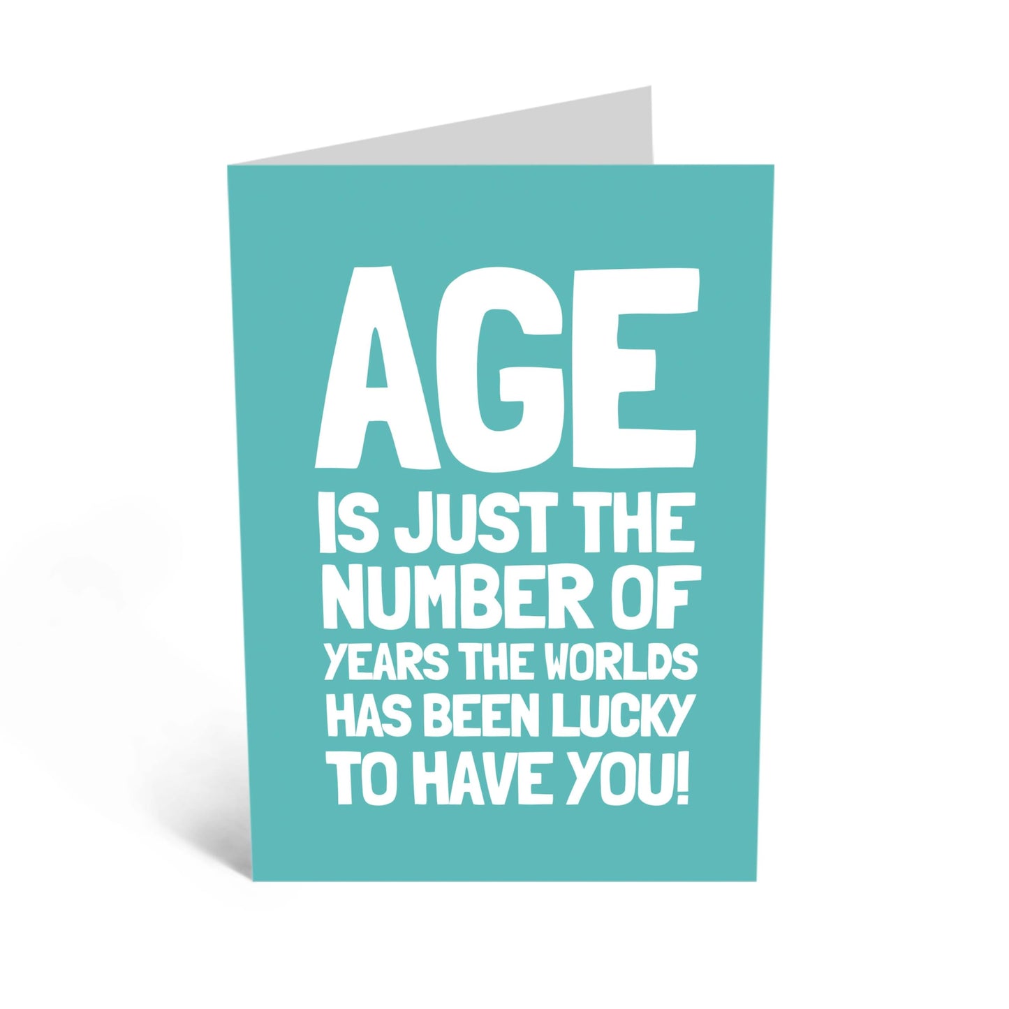 Birthday Greeting Card - 'LUCKY TO HAVE YOU' - Perfect for Celebrating Your Loved Ones Special Day - Ideal for Him Her Wife Husband Friends Family BFFs Fiancé - Comes With Stickers By Central 23