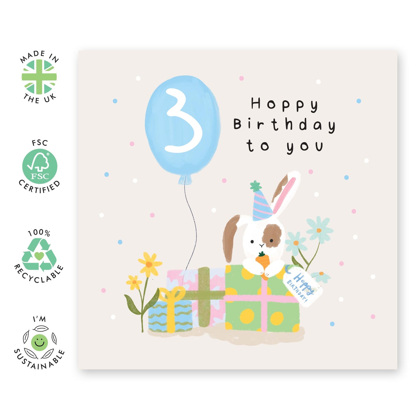 HOPPY BIRTHDAY RABBIT