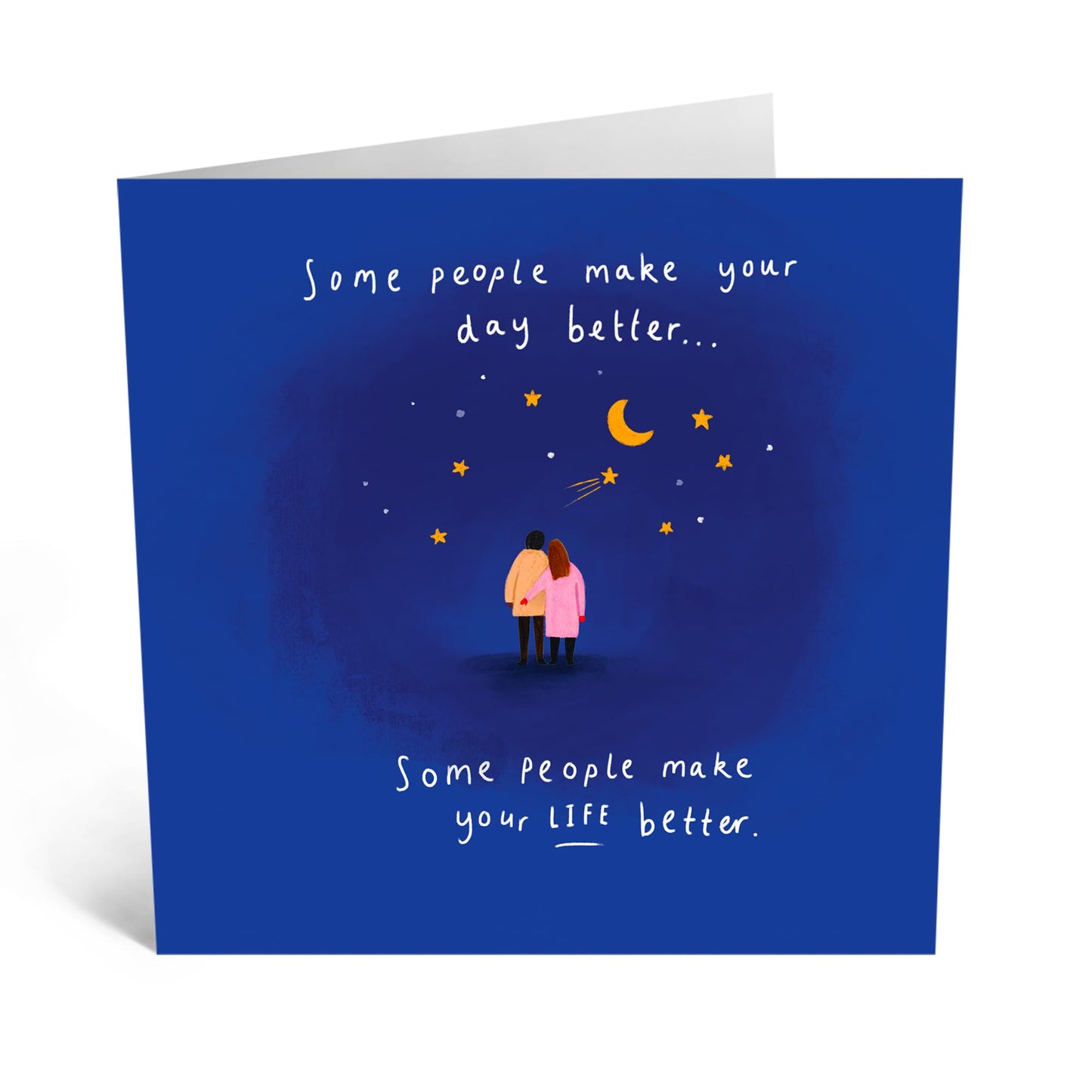 Greeting Card - 'STARRY SKY LIFE IS BETTER - Perfect for Adding a Touch of Inspiration and Magic to Any Occasion - Ideal for Bringing a Sense of Wonder to Their Day - Comes With Stickers By Central 23