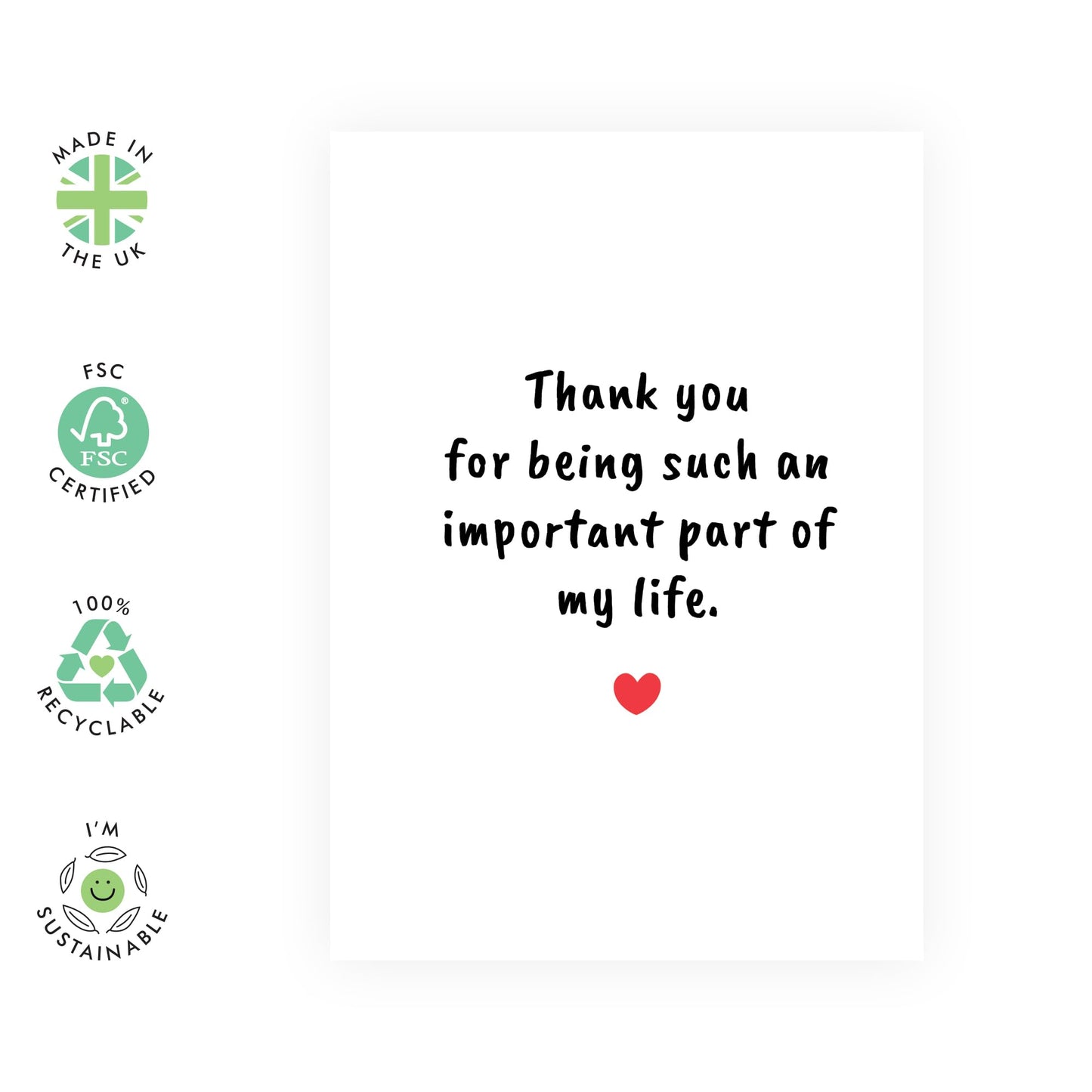 Anniversary Card For Him - Being Such An Important Part Of My Life - Birthday Card Men Women - For Husband Wife - Valentines Card Boyfriend Girlfriend Couples - Comes With Fun Stickers By Central 23