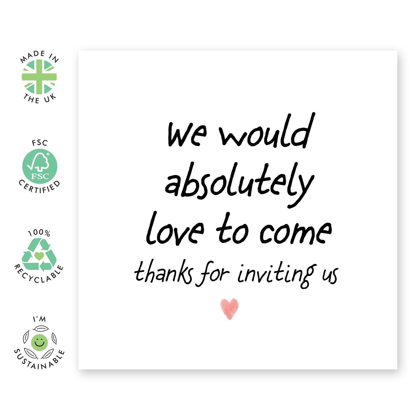 Congratulations Card - Thanks For Inviting Us - Congrats On You New Home Card - Passed Driving Test Card - Affirmation Gifts For Women Him Her - Comes With Stickers By Central 23
