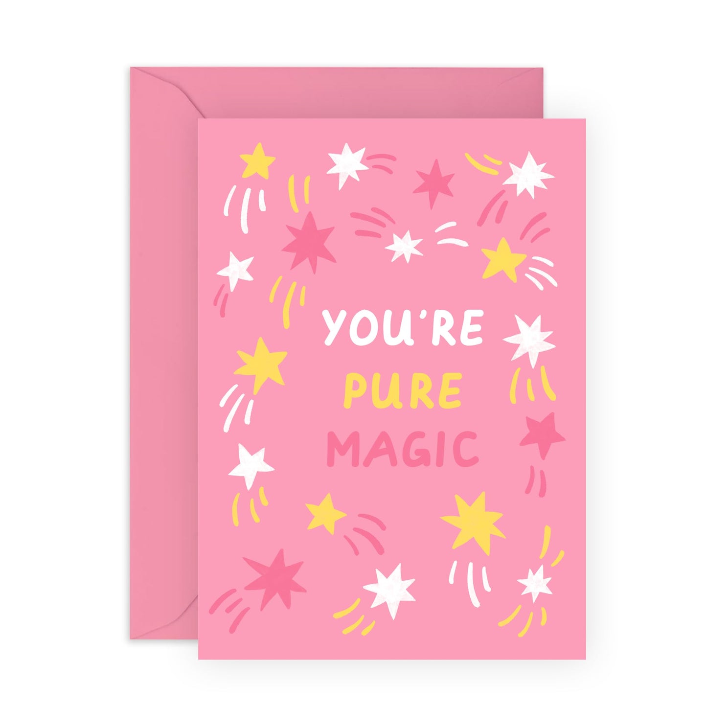 Congratulations Greeting Cards For Women - Pure Magic Stars - Greeting Cards For Her - Daughter - Graduation Promotion, Passing Driver's Test - Comes With Stickers - By Central 23