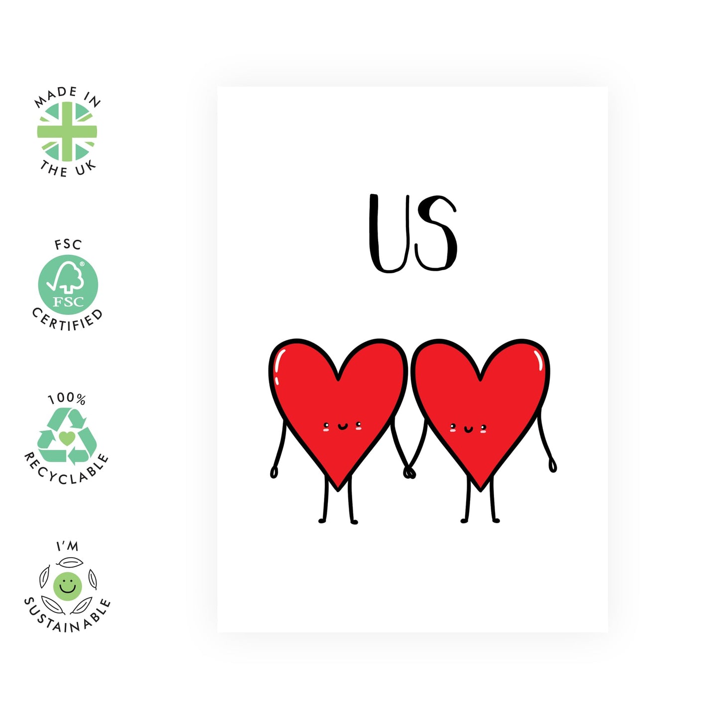 Wedding Anniversary Card For Husband Wife - Anniversary Card For Boyfriend Girlfriend Couple Partner - I Love You Card For Him Her - Valentine's Day Card - Comes With Stickers - By Central 23