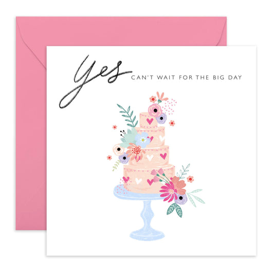 Wedding Acceptance Card From Entourage - Yes Can't Wait - Rsvp Reply Card From Bridesmaid Groomsman - Wedding Reply Card Guest - Wedding Invitations Groom Bride - Comes With Fun Stickers By Central 23